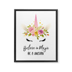 Magical Unicorn Framed Canvas Print Gallery Image 8