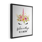 Magical Unicorn Framed Canvas Print Gallery Image 2