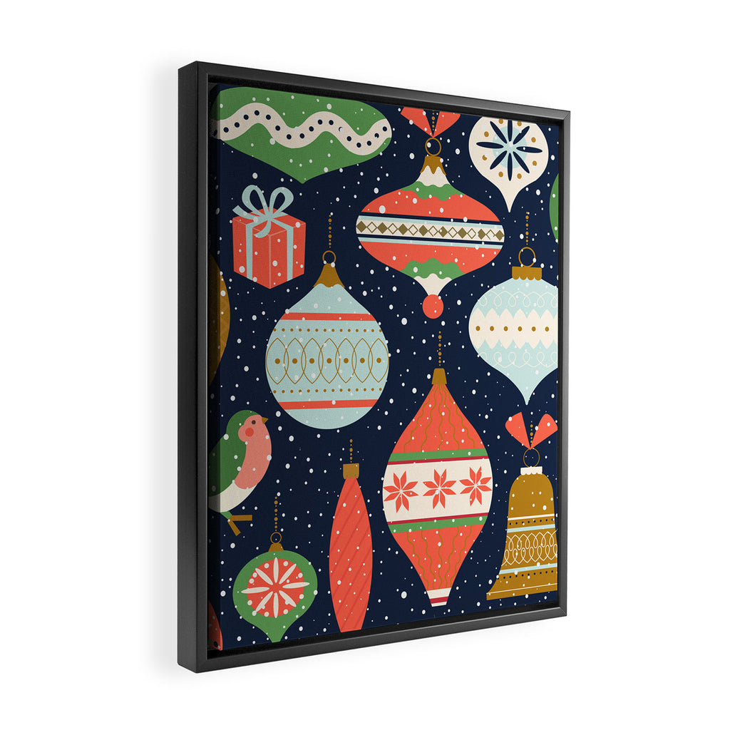 Merry Christmas Decor Framed Canvas Print Gallery Image 2