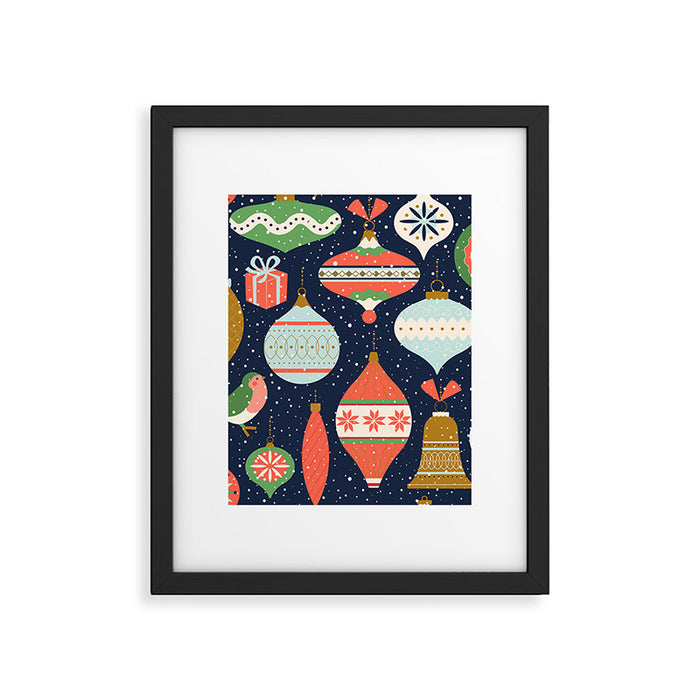 Merry Christmas Decor Framed Art Print Gallery Image 1