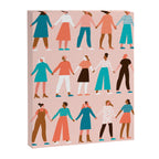 Women empower women feminist illustration collection. International womens day 8 of march graphic Canvas Print Gallery Image 8