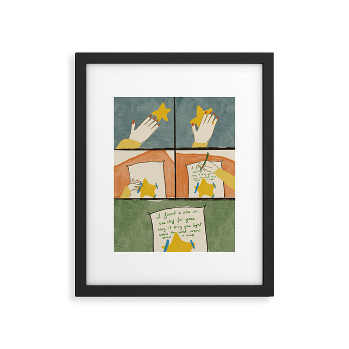 A Star for You Framed Art Print Gallery Image 1