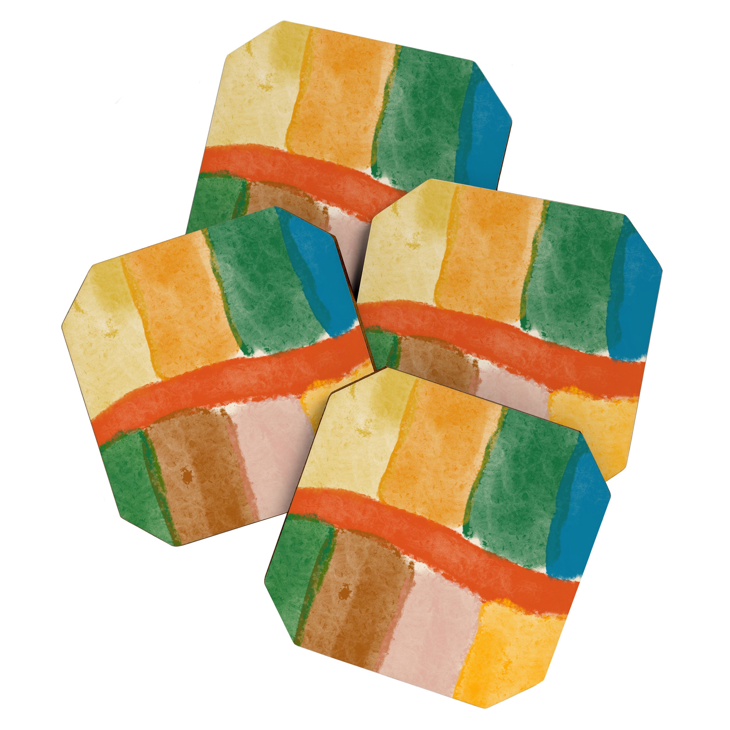 Abstract Composition Coaster Gallery Image 1