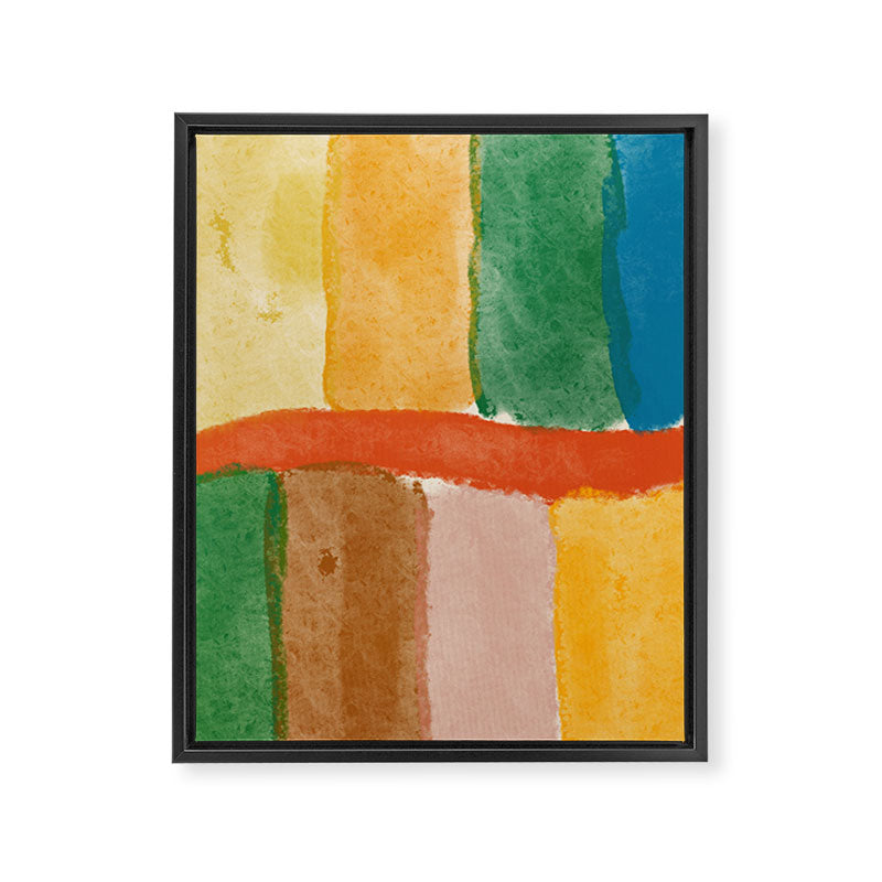 Abstract Composition Framed Canvas Print Gallery Image 6