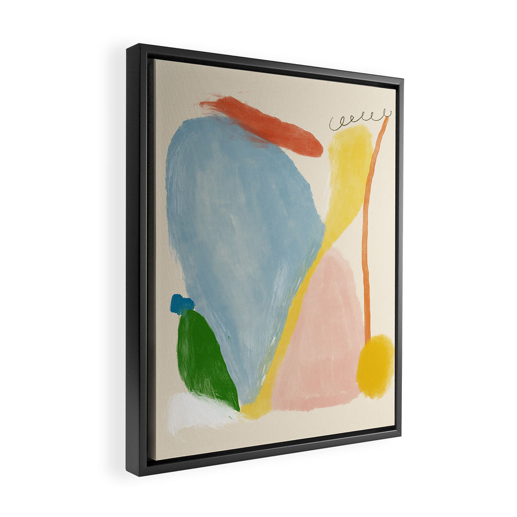 Abstract Composition I Framed Canvas Print Gallery Image 2