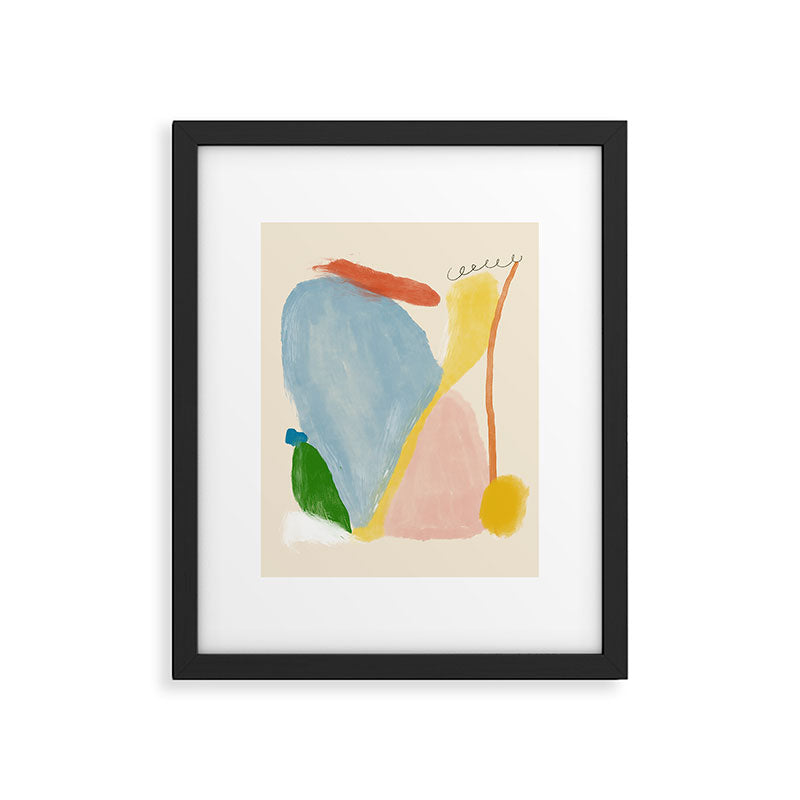 Abstract Composition I Framed Art Print Gallery Image 5