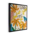 Among the Flowers Framed Canvas Print Gallery Image 2