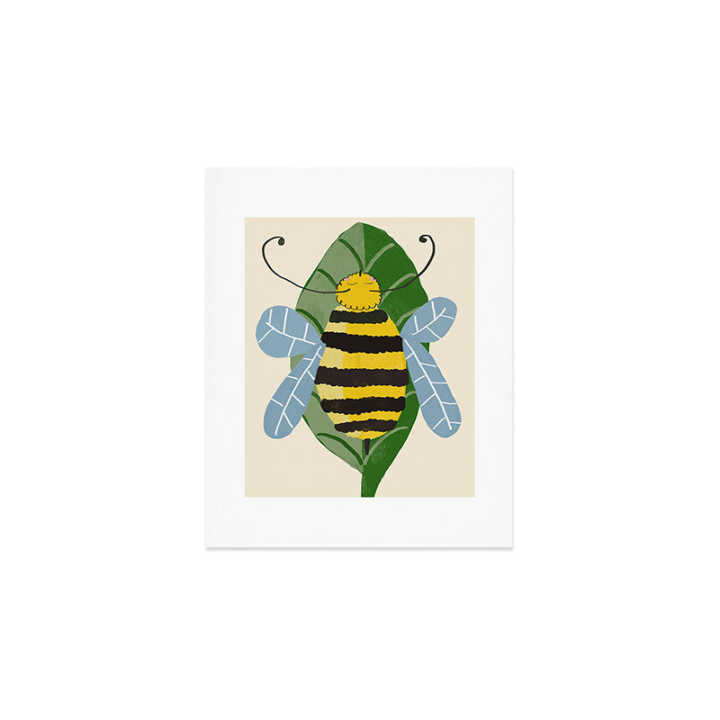 Bee Art Print Gallery Image 1