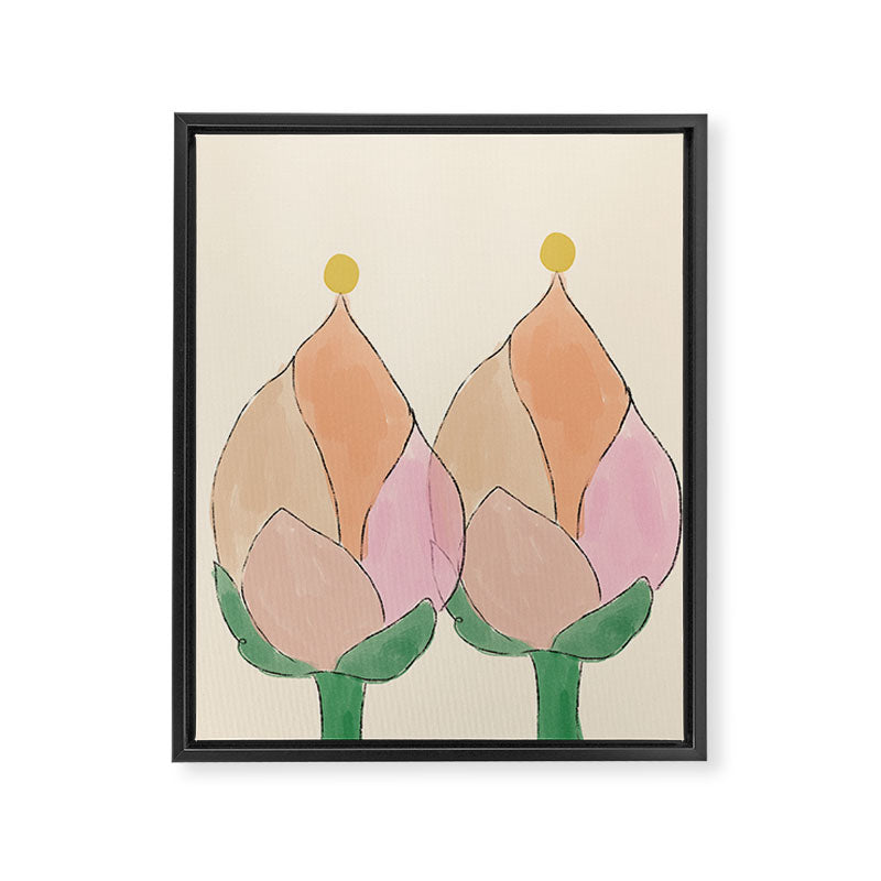Buds Framed Canvas Print Gallery Image 6