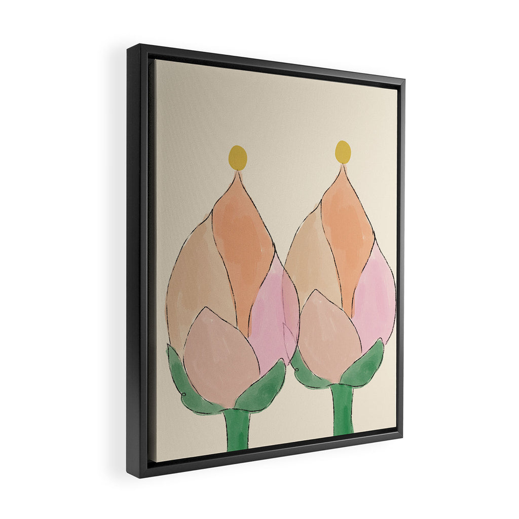 Buds Framed Canvas Print Gallery Image 2