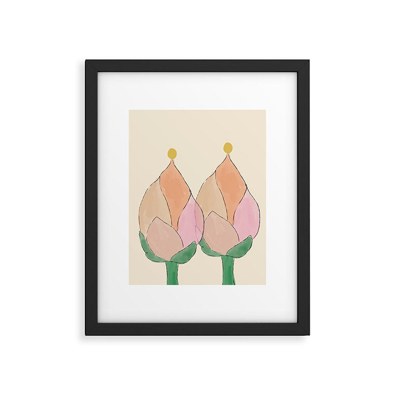 Buds Framed Art Print Gallery Image 5