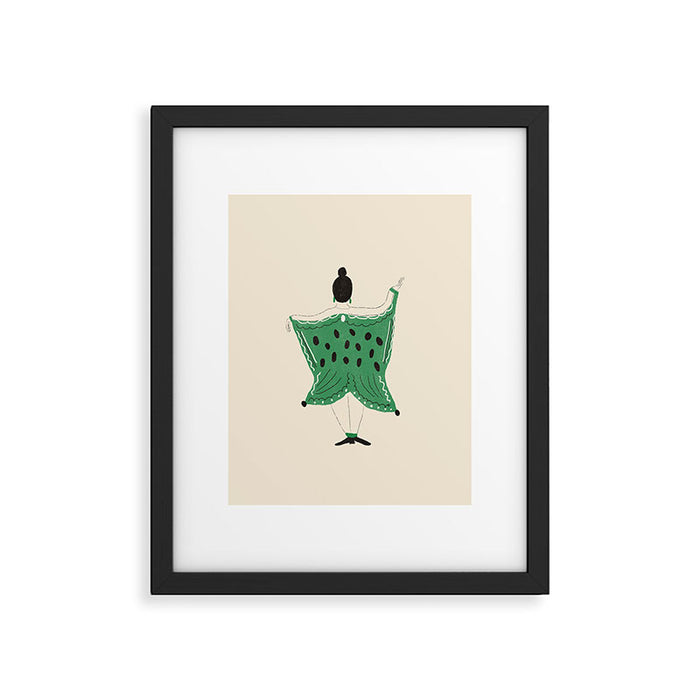 Butterfly Woman Framed Art Print Gallery Image 1
