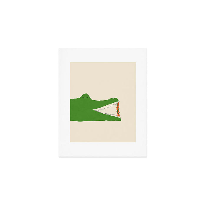Cherry Crocodile Art Print Gallery Image 1