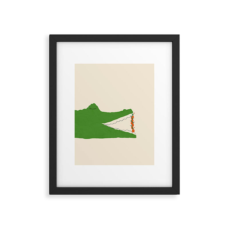 Cherry Crocodile Framed Art Print Gallery Image 5
