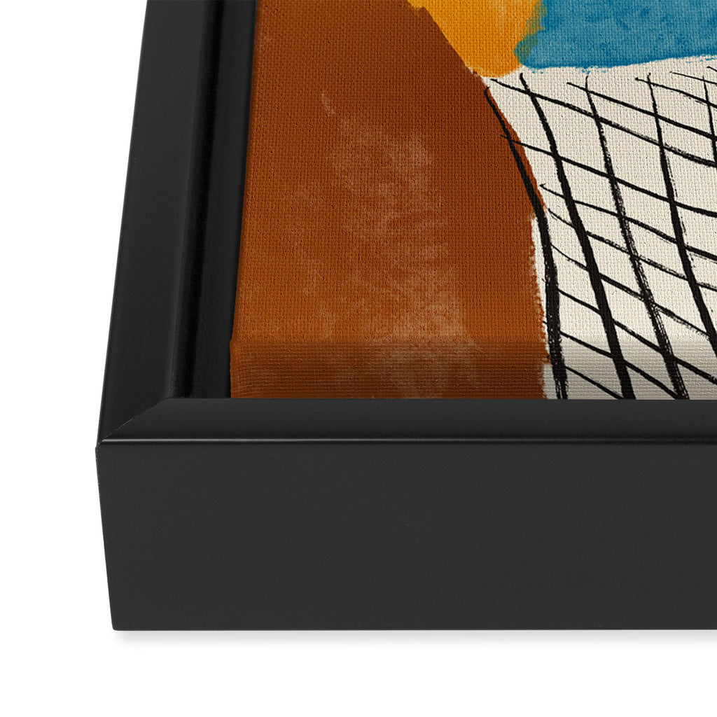 Color Composition Framed Canvas Print Gallery Image 3