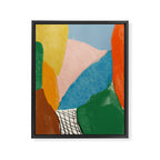 Color Composition Framed Canvas Print Gallery Image 6