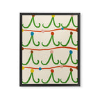Colorful Dots Framed Canvas Print Gallery Image 6