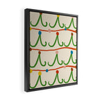 Colorful Dots Framed Canvas Print Gallery Image 2