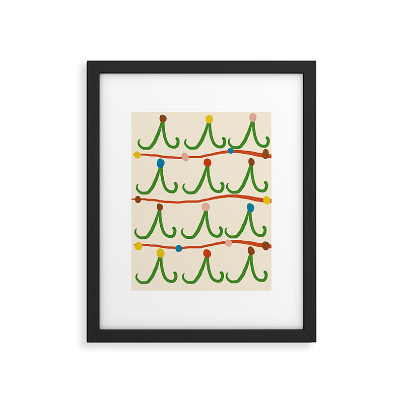 Colorful Dots Framed Art Print Gallery Image 5