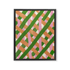 Criss Cross Framed Canvas Print Gallery Image 6