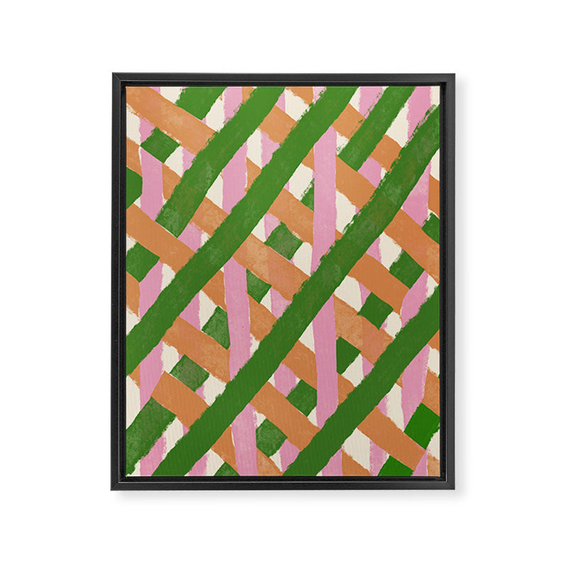 Criss Cross Framed Canvas Print Gallery Image 6