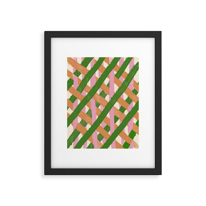 Criss Cross Framed Art Print Gallery Image 1
