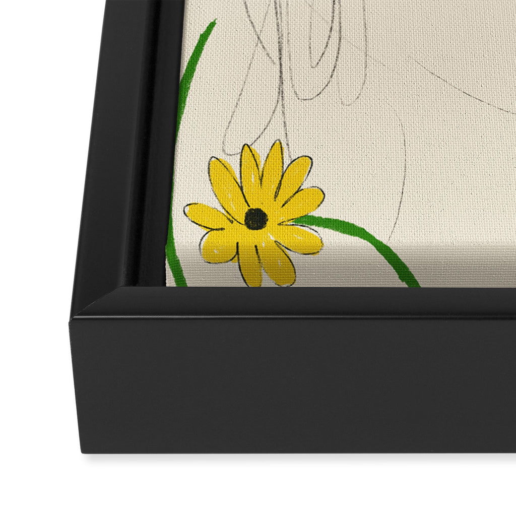 Daisy Eyes Framed Canvas Print Gallery Image 3
