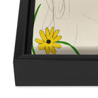 Daisy Eyes Framed Canvas Print Gallery Image 3