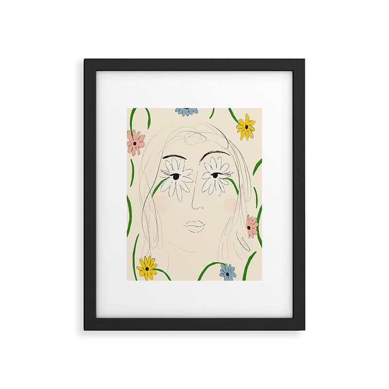 Daisy Eyes Framed Art Print Gallery Image 5