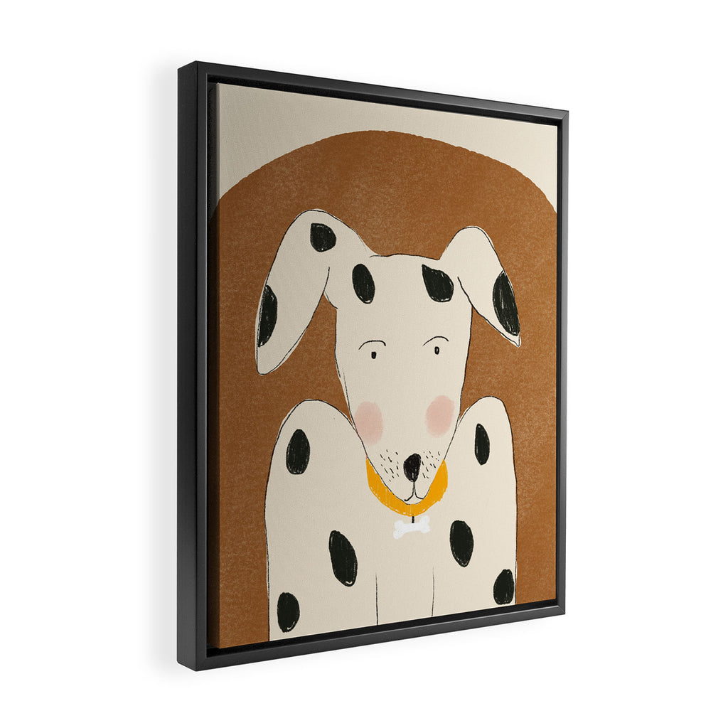 Dalmation Framed Canvas Print Gallery Image 2