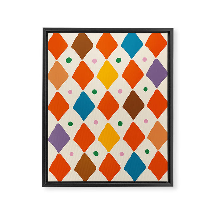 Diamond Party Framed Canvas Print Gallery Image 1