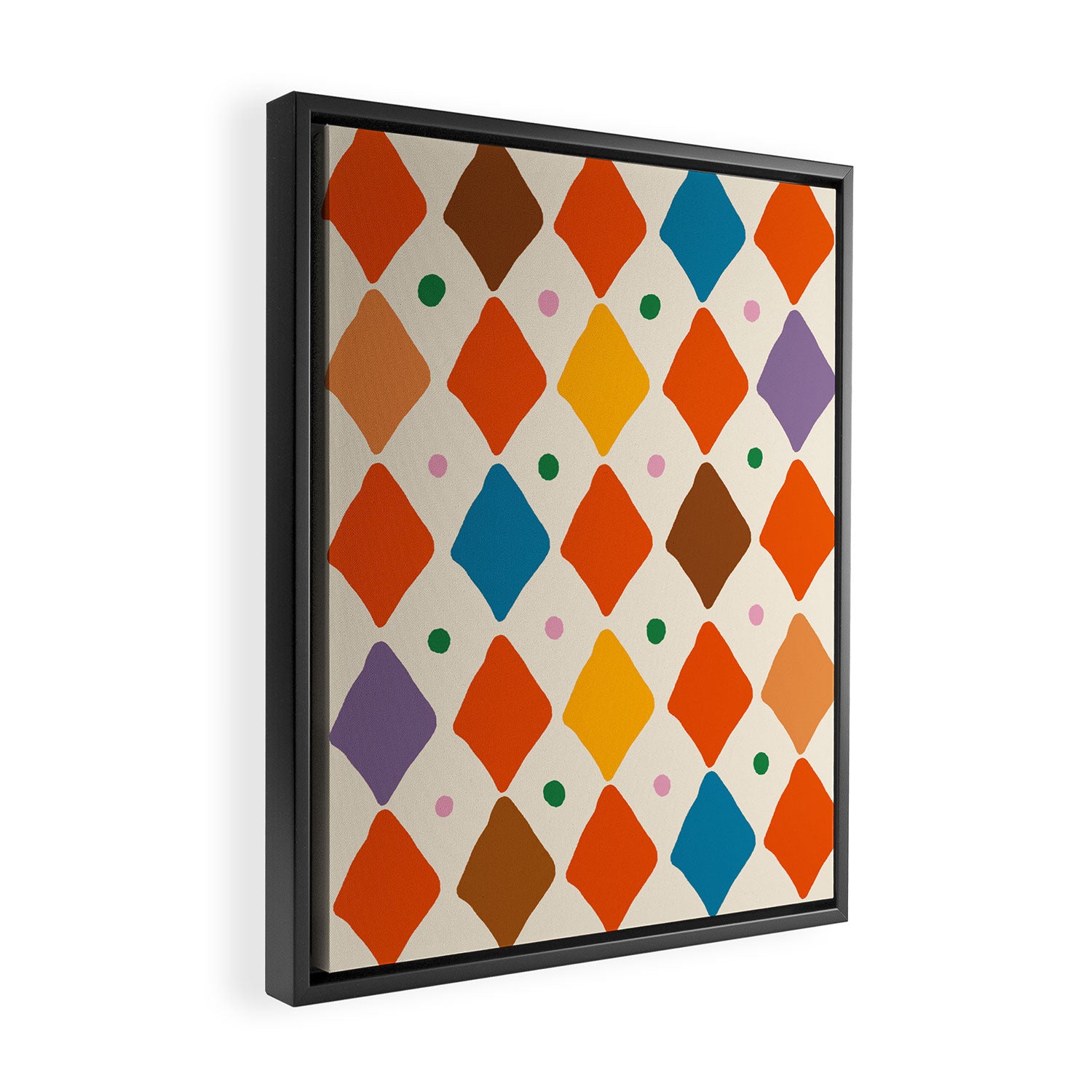 Diamond Party Framed Canvas Print Gallery Image 2
