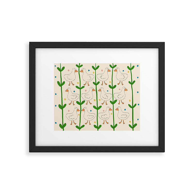 Ducks and Dots Framed Art Print Gallery Image 5