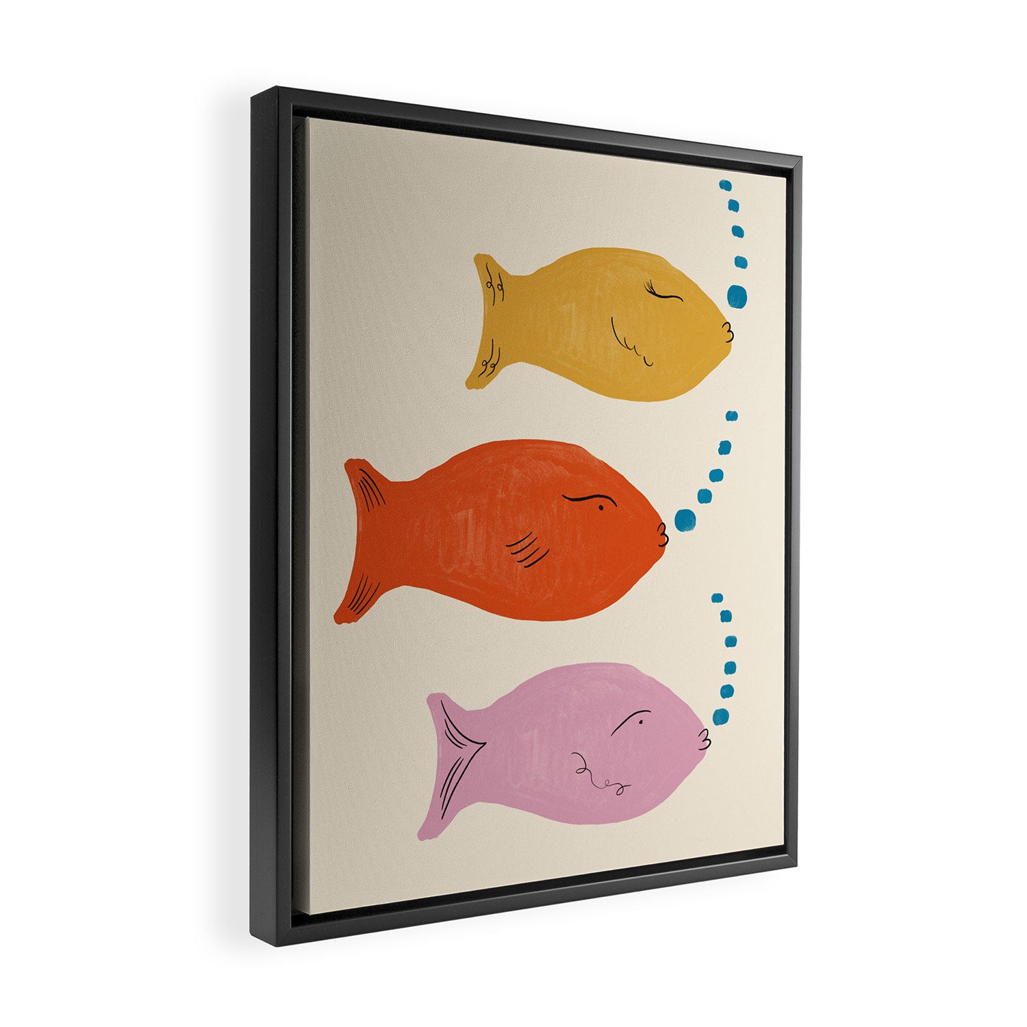 Fish Framed Canvas Print Gallery Image 2