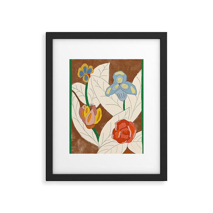 Florals Framed Art Print Gallery Image 1