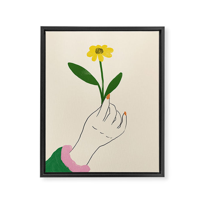 Flower for You Framed Canvas Print Gallery Image 1