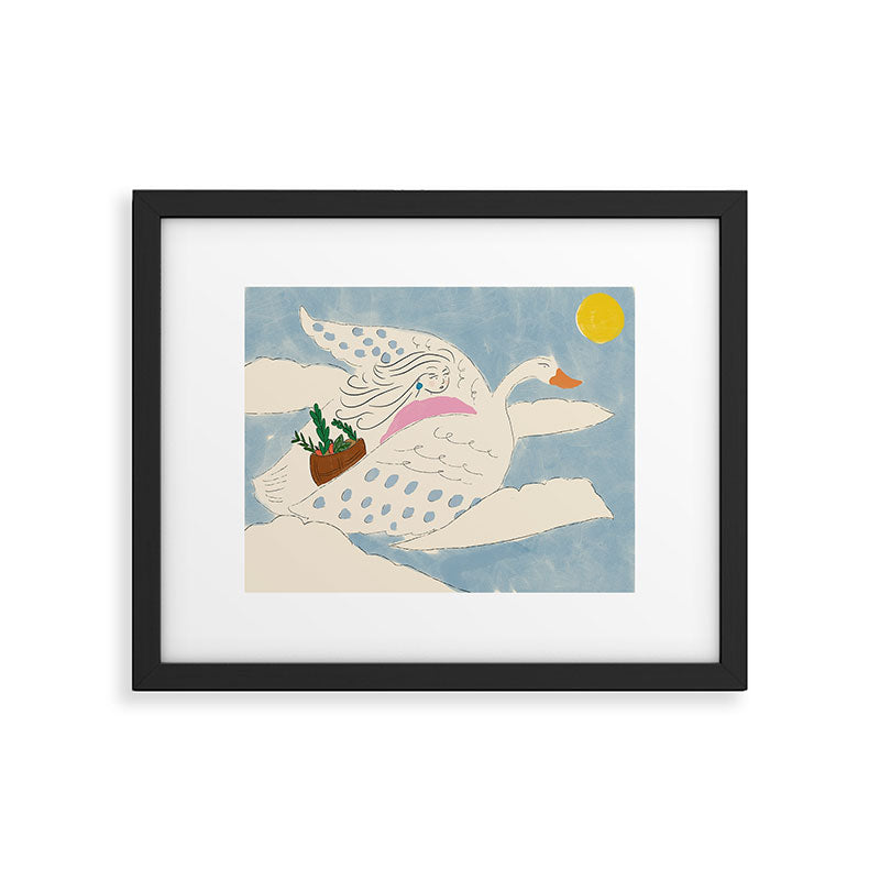 Flying Framed Art Print Gallery Image 5