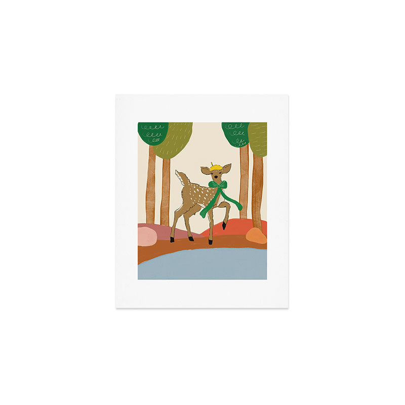 Forest Fawn Art Print Gallery Image 1