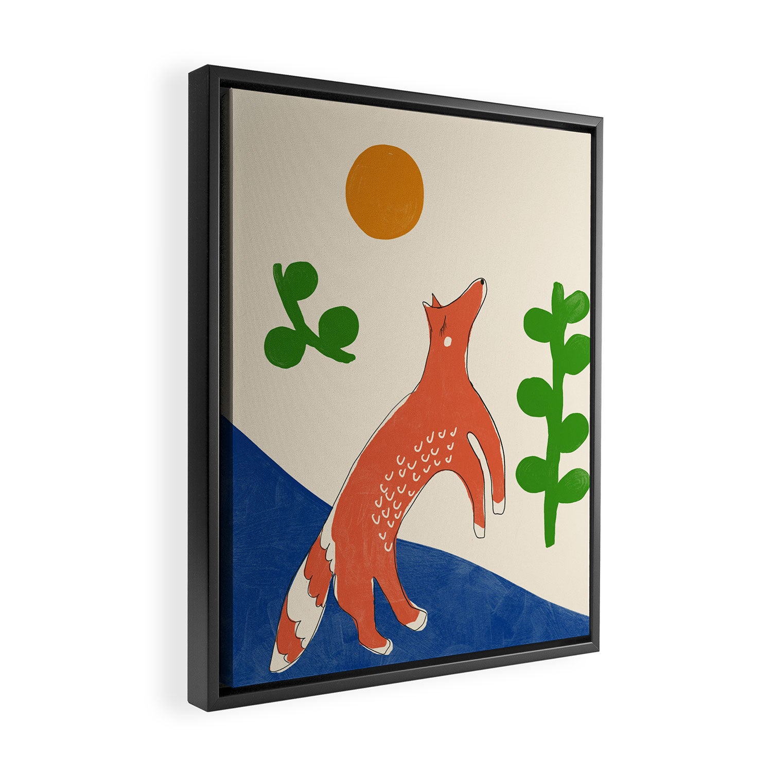 Fox & River Framed Canvas Print Gallery Image 2
