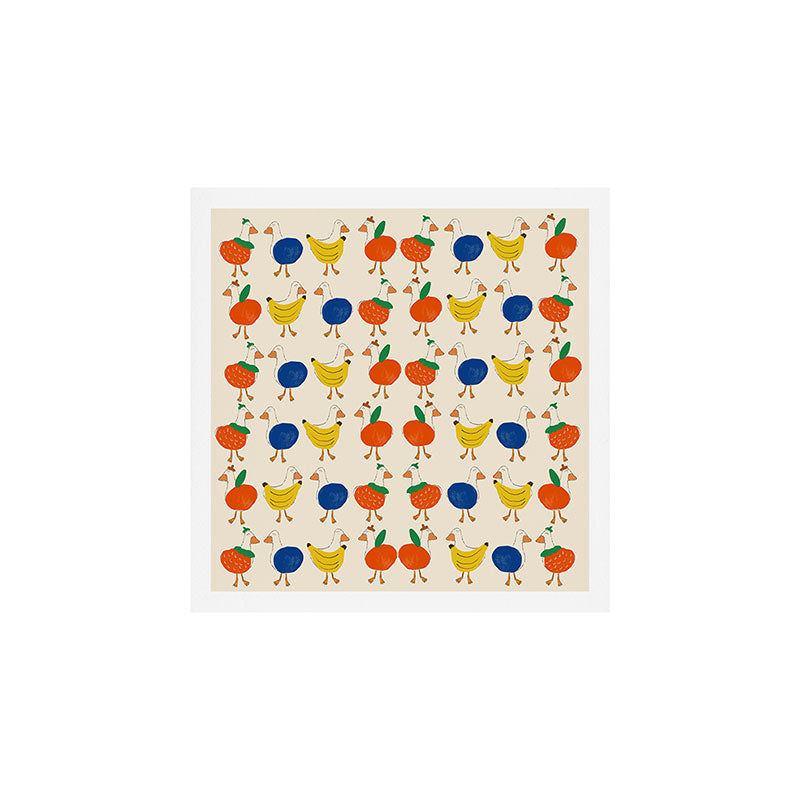 Fruit Ducks Art Print Gallery Image 1