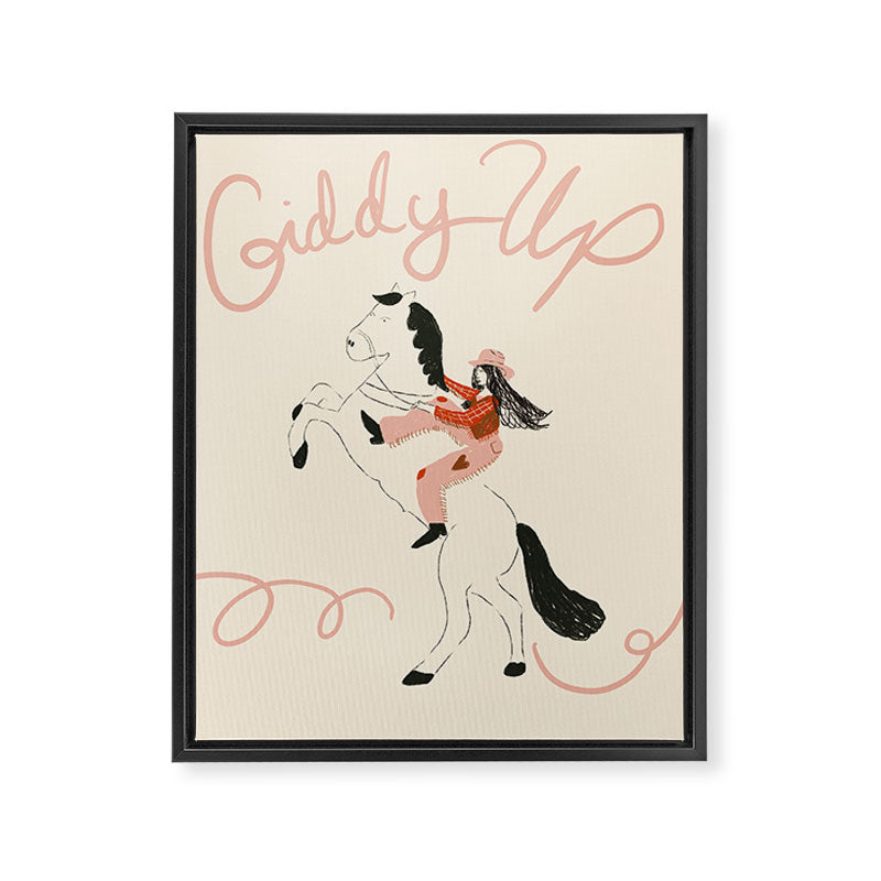 Giddy Up Framed Canvas Print Gallery Image 6
