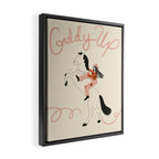 Giddy Up Framed Canvas Print Gallery Image 2