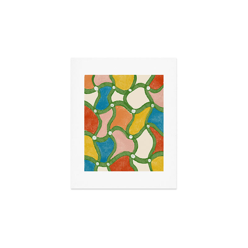 Gingham 1 Art Print Gallery Image 1