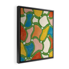 Gingham 1 Framed Canvas Print Gallery Image 2