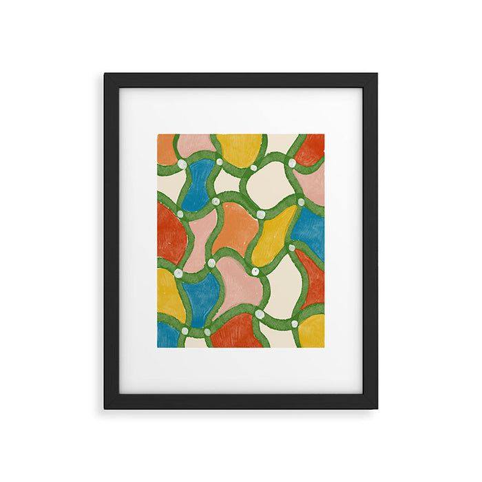Gingham 1 Framed Art Print Gallery Image 1