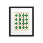Green Flowers Framed Art Print Gallery Image 5
