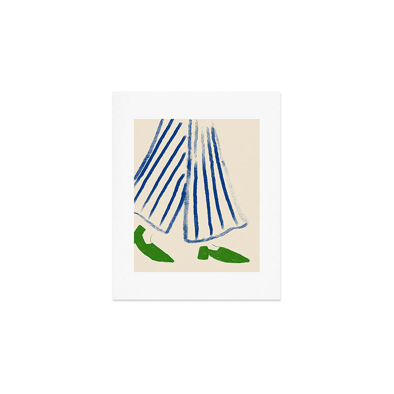 Green Shoes Art Print