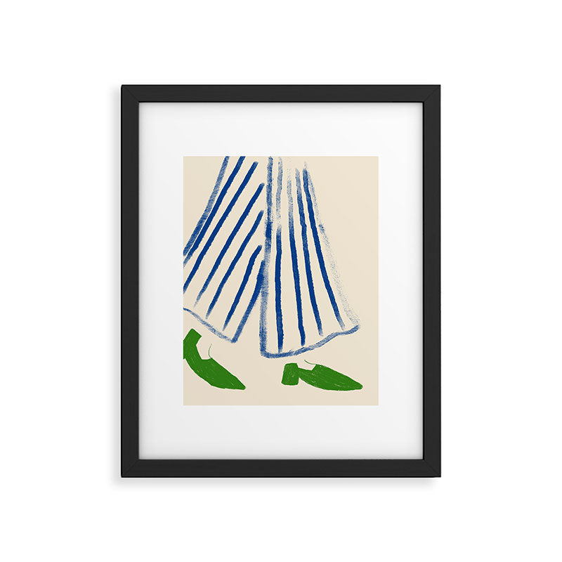 Green Shoes Framed Art Print Gallery Image 4