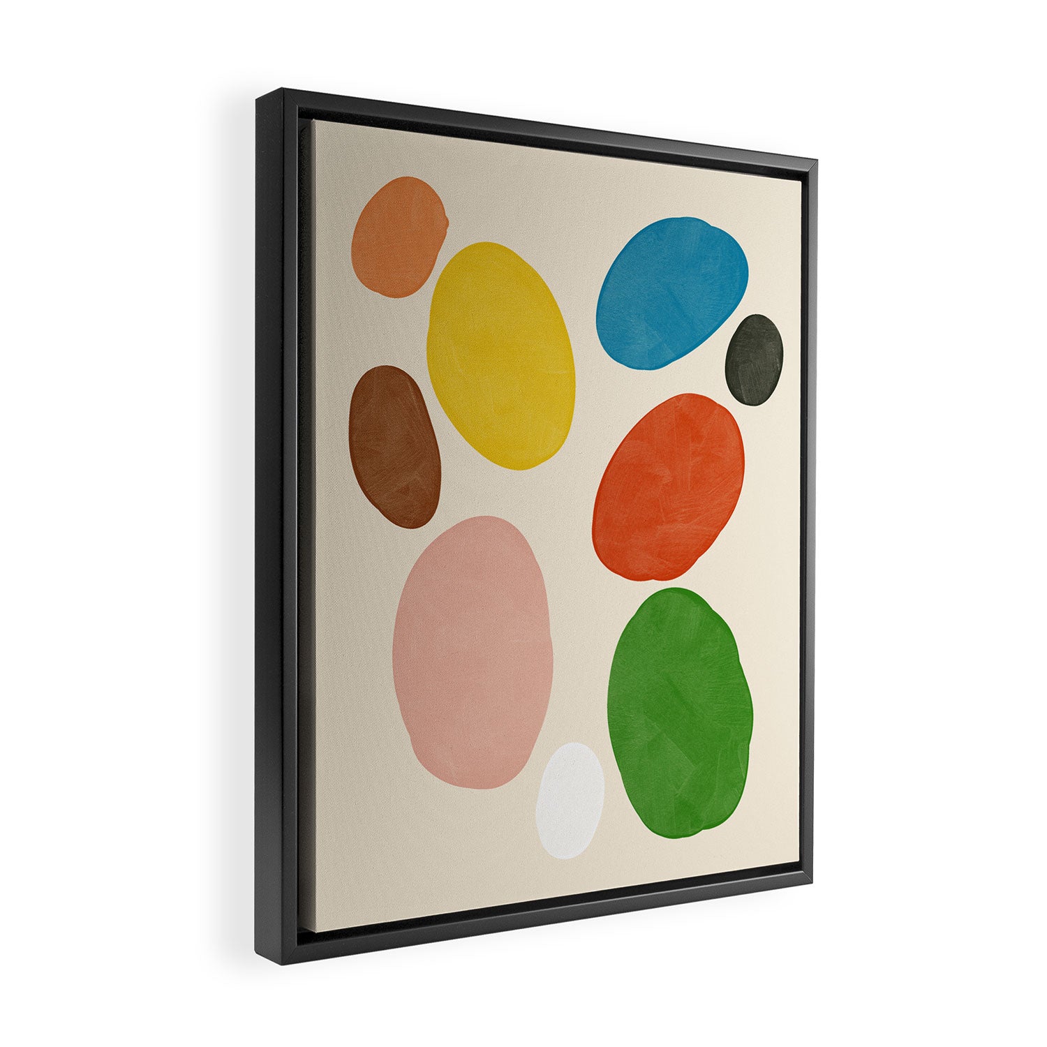 Happy Colors Framed Canvas Print Gallery Image 2