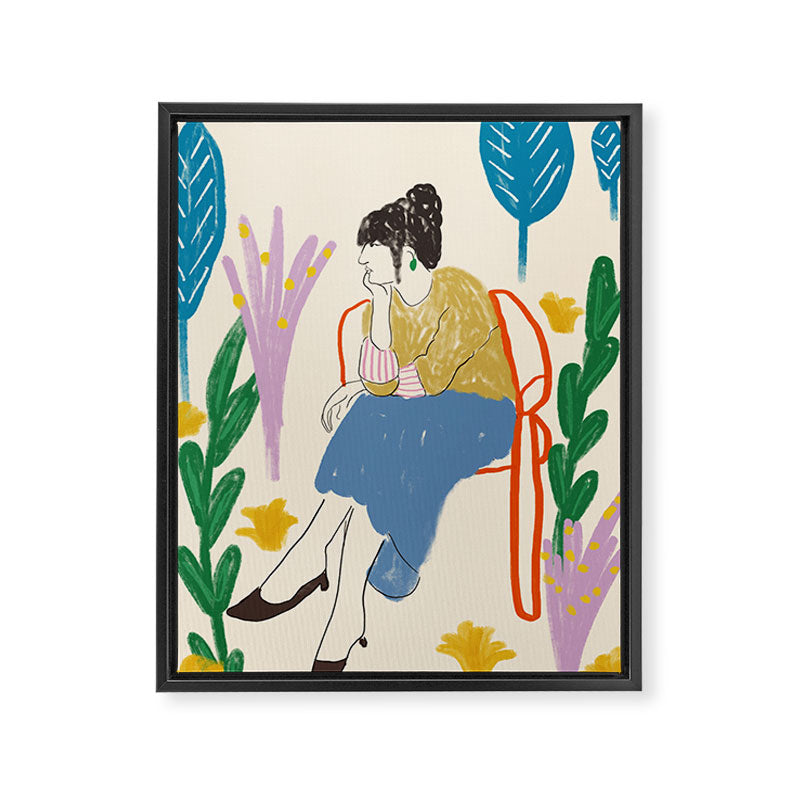 In my Wonderland Framed Canvas Print Gallery Image 6